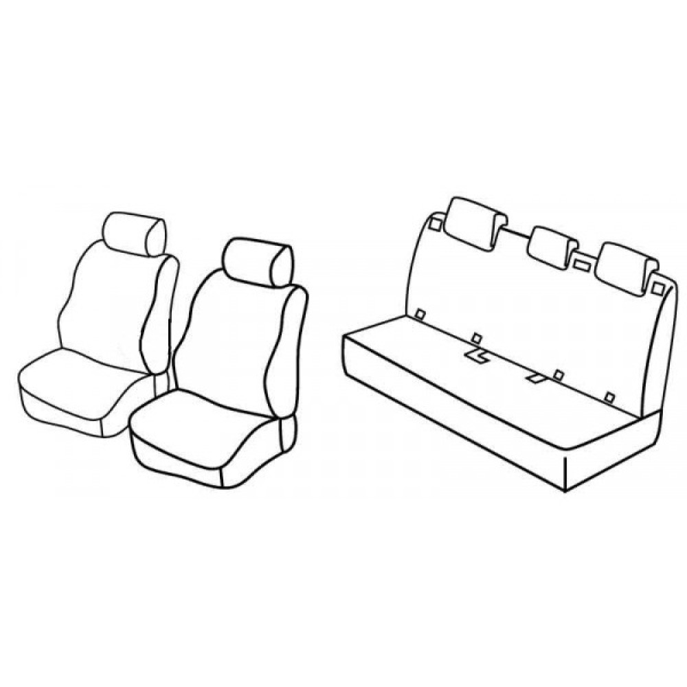 Car seat covers *HARMONY* CITROEN C4 Cactus (2014-...)