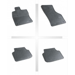 Car rubber floor mats black SKODA OCTAVIA III (2013-...) NEGRO
