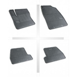 Car rubber floor mats black FORD C-MAX (2010-...) NEGRO