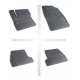 Car rubber floor mats black FORD C-MAX (2010-...) NEGRO
