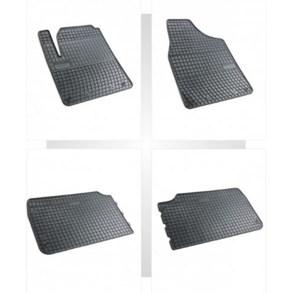 Car rubber floor mats black FORD GALAXY (5s.)(1996-2006) NEGRO