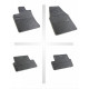 Car rubber floor mats black NISSAN QASHQAI (2007-2014) NEGRO