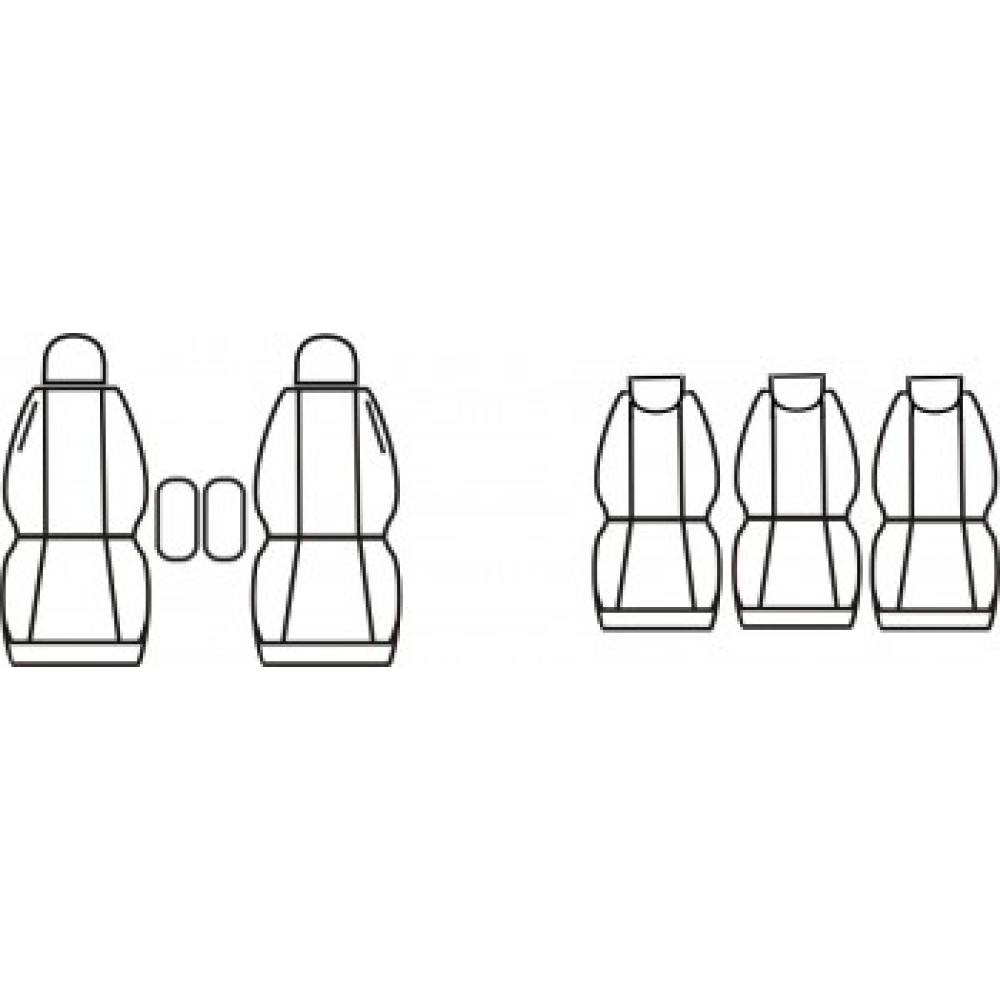 Car seat covers *COMFORT* CITROEN BERLINGO III (5s. , 3x1)(2018-...)