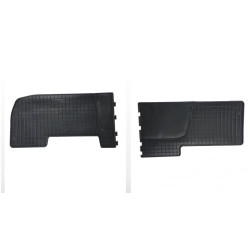 Car rubber floor mats black OPEL VIVARO 2nd row (2001-2014) NEGRO