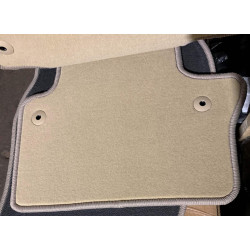 Car textile mats beige VOLVO V70 (2007-...) LUXE