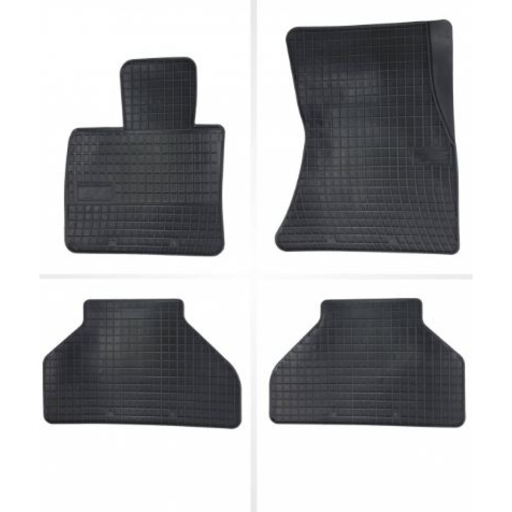 Car rubber floor mats black BMW X5 E70 (2007-2013) NEGRO