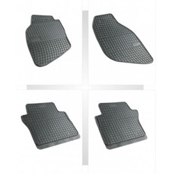 Car rubber floor mats black HONDA JAZZ (2002-2008) NEGRO