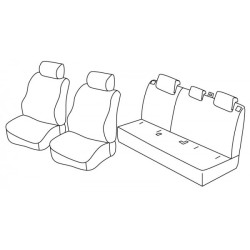 Car seat covers *HARMONY* MAZDA CX-3 (2015-...)