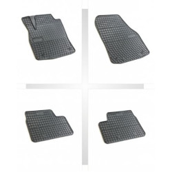 Car rubber floor mats black OPEL ASTRA H (2004-2009) NEGRO