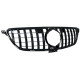 Front grill MB GLE-class SUV/Coupe Panamericana Style Black (2015-2018)