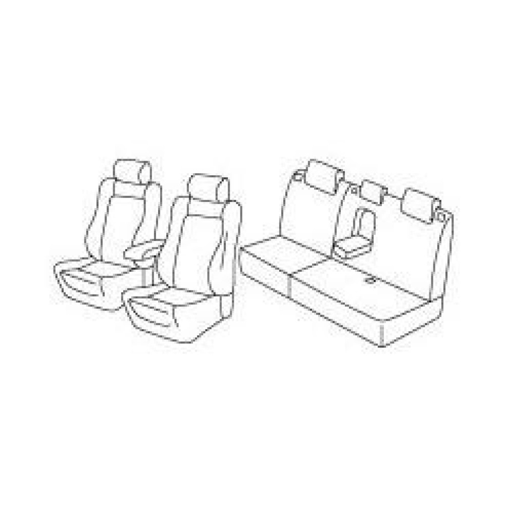 Car custom seat covers *HARMONY* NISSAN X-TRAIL T33 (2022-...)