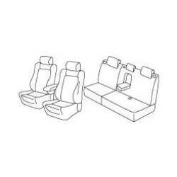 Car custom seat covers *HARMONY* FORD KUGA II (2012-2016)