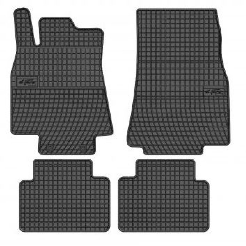 Car rubber floor mats black MB A-class W169 (2004-2012) NEGRO
