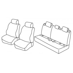 Car seat covers *HARMONY* HYUNDAI i20 II (2015-...)