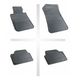 Car rubber floor mats black BMW 1 E82 (2007-...) NEGRO