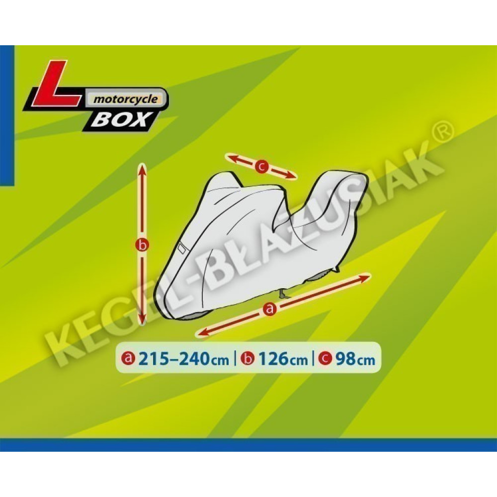 Motorcycle cover BASIC GARAGE *L box*
