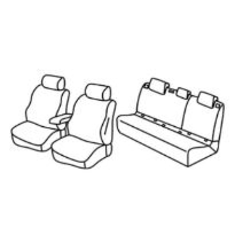 Car seat covers *HARMONY* SKODA KAMIQ (2019-...)