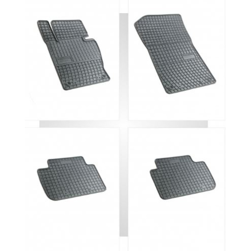 Car rubber floor mats black BMW X3 E83 (2004-2010) NEGRO