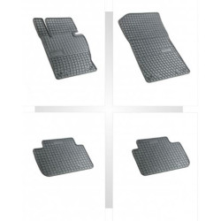 Car rubber floor mats black BMW X3 E83 (2004-2010) NEGRO