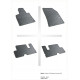 Car rubber floor mats black CITROEN C4 Picasso/Grand Picasso II (5s.)(2013-...) NEGRO
