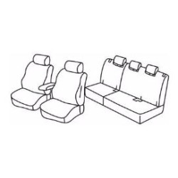 Car seat covers *HARMONY* HONDA JAZZ (2015-...)