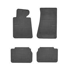 Car rubber floor mats black BMW 5 E34 (1988-1995) NEGRO