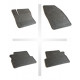 Car rubber floor mats black FORD C-MAX (2003-2010) NEGRO
