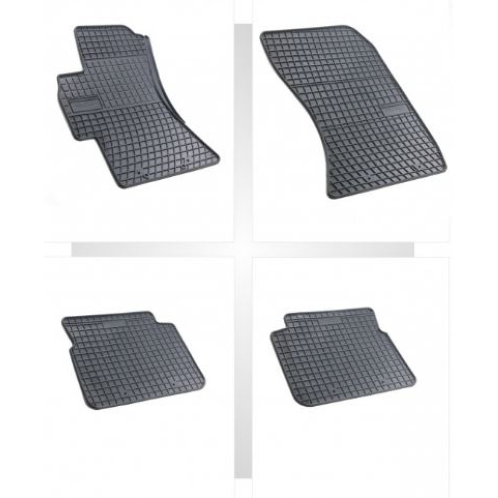 Car rubber floor mats black SUBARU IMPREZA (2007-2011) NEGRO