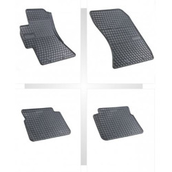 Car rubber floor mats black SUBARU IMPREZA (2007-2011) NEGRO