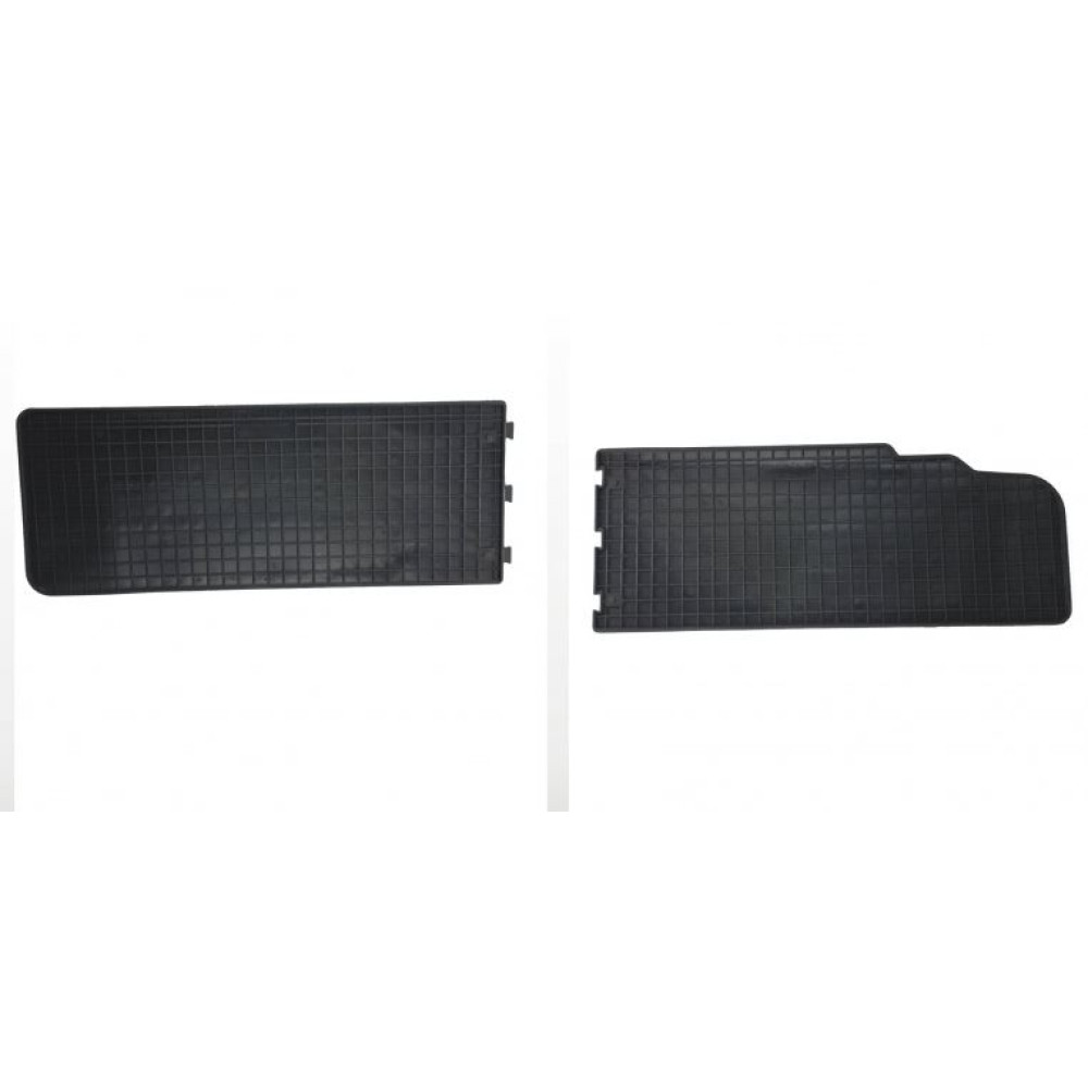 Car rubber floor mats black OPEL VIVARO 3rd row (2001-2014) NEGRO