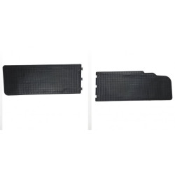 Car rubber floor mats black OPEL VIVARO 3rd row (2001-2014) NEGRO