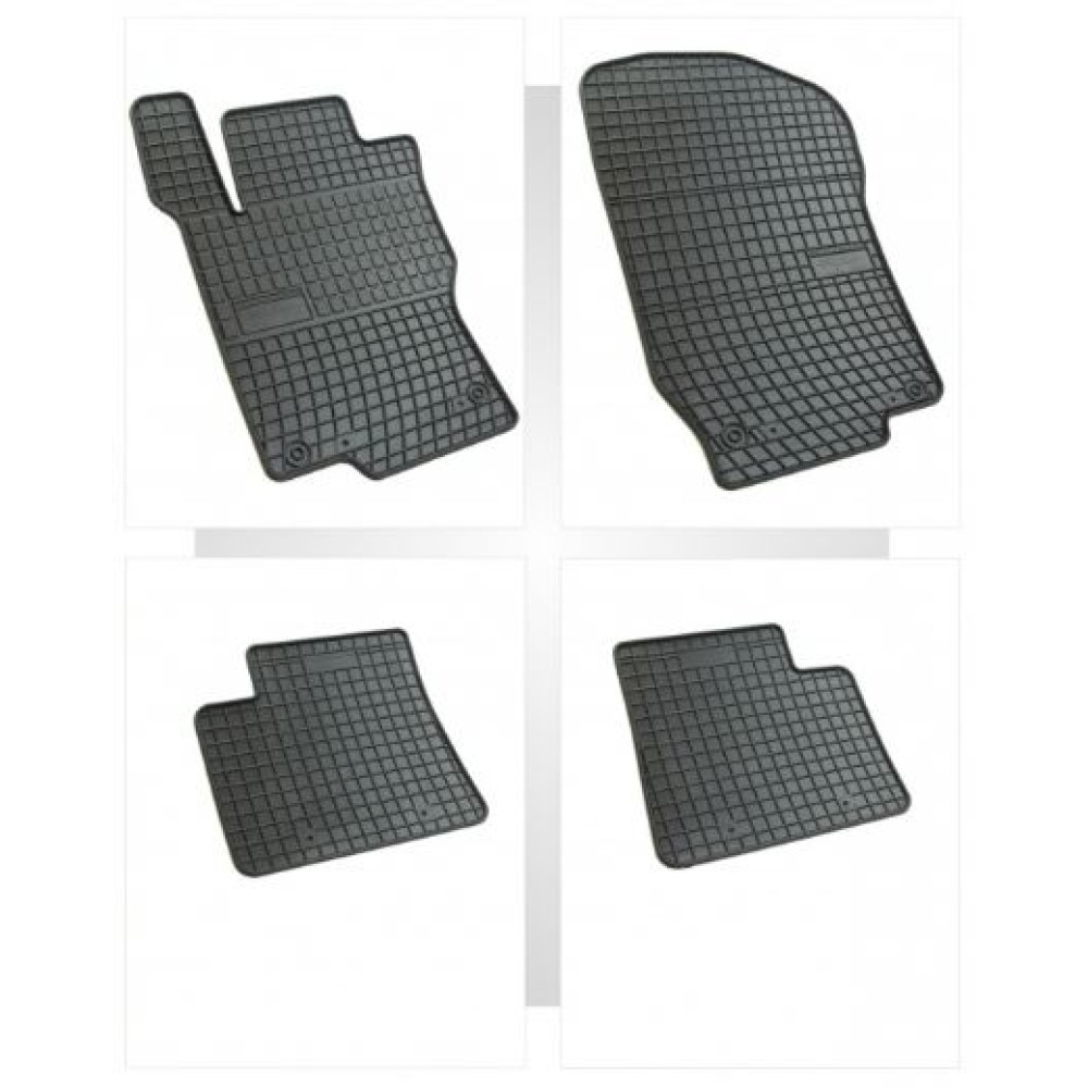 Car rubber floor mats black MB ML-class W164 (2005-2011) NEGRO