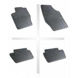 Car rubber floor mats black CITROEN C4 (2010-...) NEGRO