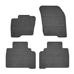 Car rubber floor mats black FORD S-MAX II (2015-...) NEGRO