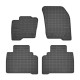Car rubber floor mats black FORD S-MAX II (2015-...) NEGRO