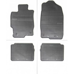 Car rubber floor mats black MAZDA 6 (2008-2012) NEGRO