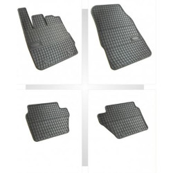 Car rubber floor mats black FORD FIESTA (2008-...) NEGRO