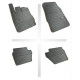 Car rubber floor mats black FORD FIESTA (2008-...) NEGRO