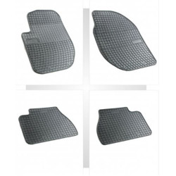 Car rubber floor mats black LAND ROVER FREELANDER I (1996-2006) NEGRO