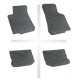Car rubber floor mats black VW BORA (1998-2005) NEGRO