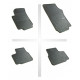Car rubber floor mats black SEAT Mii (2011-...) NEGRO