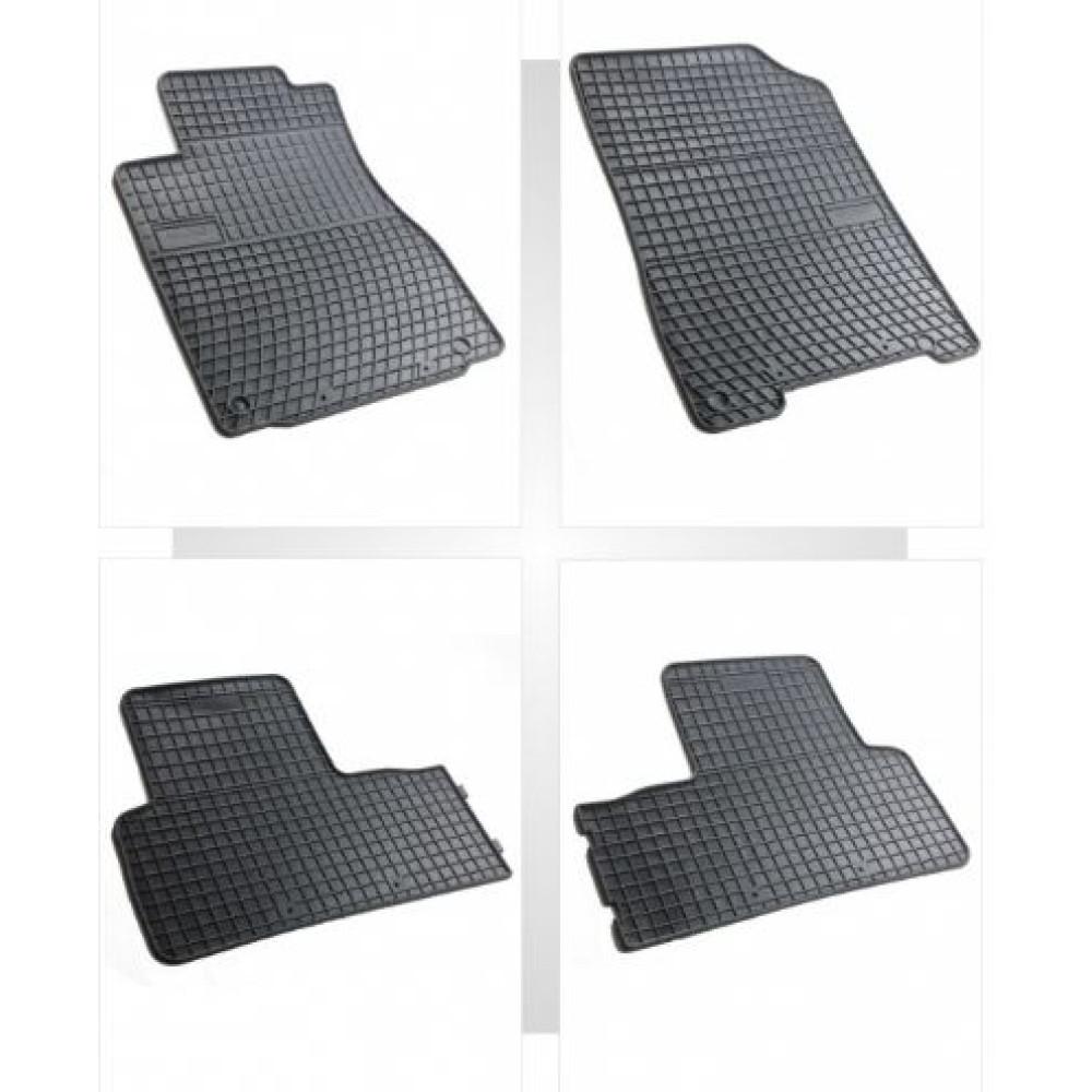 Car rubber floor mats black HONDA CR-V (2012-...) NEGRO