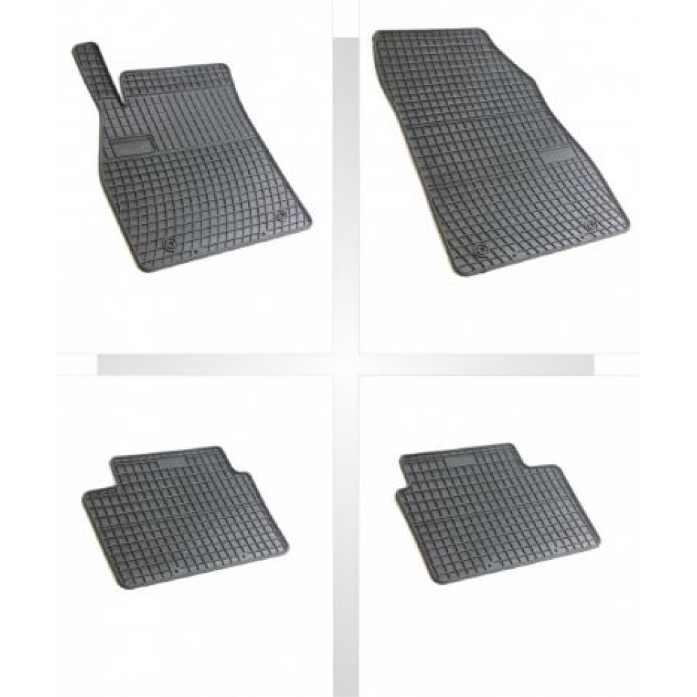 Car rubber floor mats black OPEL INSIGNIA (2008-...) NEGRO
