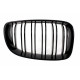 Front grills black gloss BMW 1 E81/E82/E87 Facelift Double Stripe M Design Piano Black (2007-2011) 40414