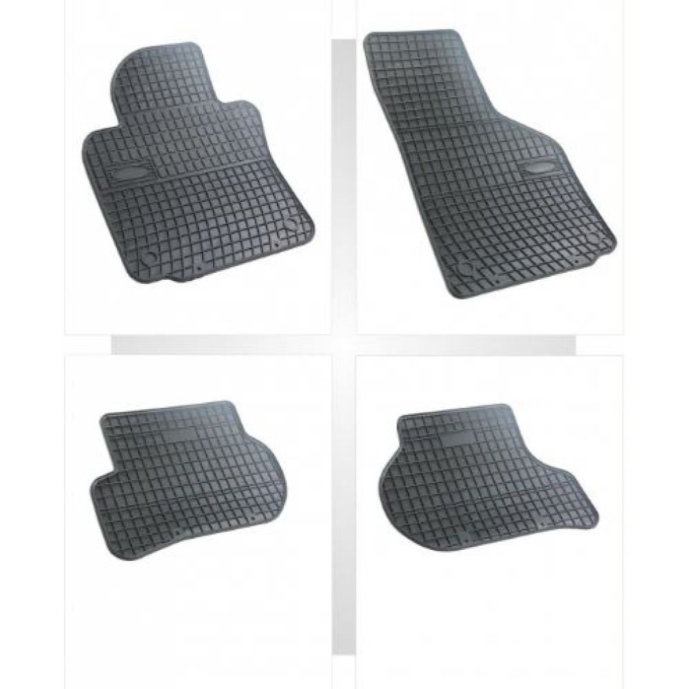 Car rubber floor mats black SKODA YETI (2009-...) NEGRO