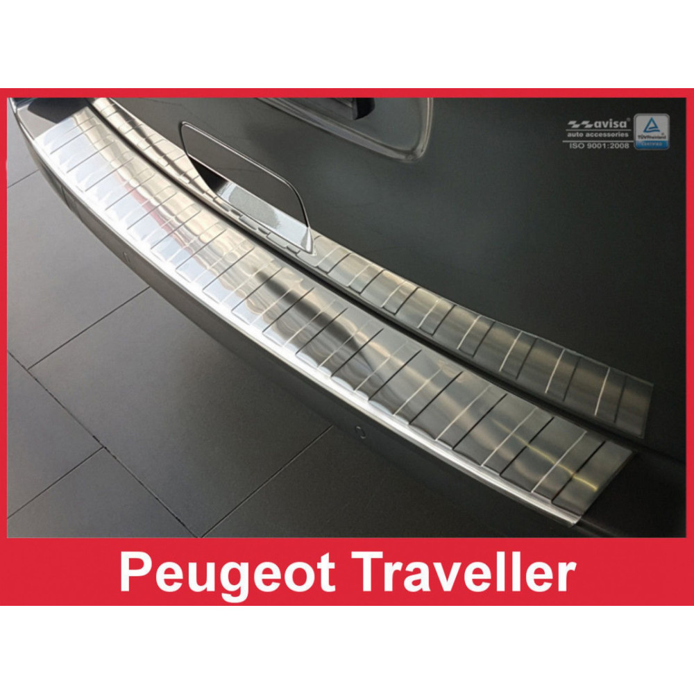 Chrome rear bumper pad PEUGEOT TRAVELLER (2016-...) 2/35995