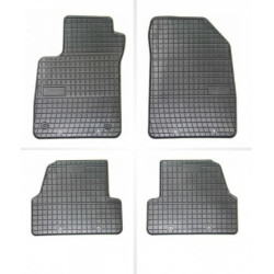 Car rubber floor mats black CHEVROLET TRAX (2012-...) NEGRO