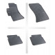 Car rubber floor mats black SUBARU FORESTER (2008-2013) NEGRO