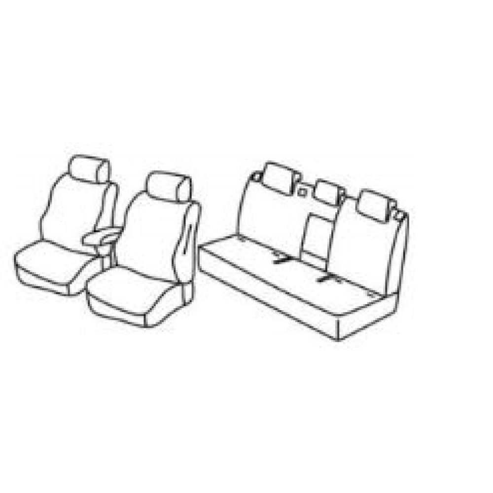 Car seat covers *HARMONY* TOYOTA RAV4 (2019-...)