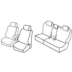 Car seat covers *HARMONY* HYUNDAI SANTA FE III (2012-...)